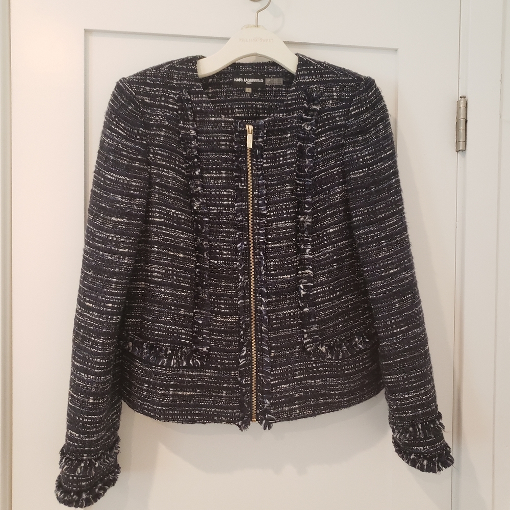KARL LAGERFELD tweed jacket